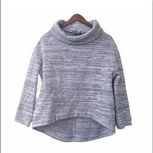Anthropologie Saturday Sunday Funnel Neck Fleece Sweater